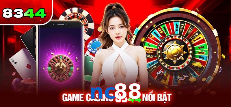 Sảnh Casino nc88 thưởng cực khủng